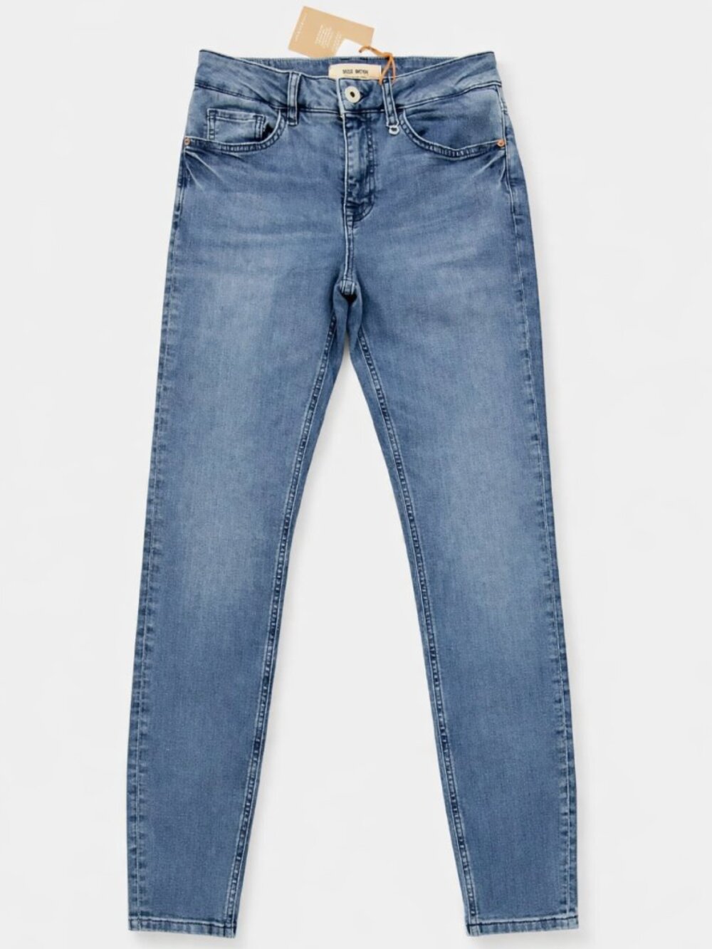 MOS MOSH Jeans Blue 27 Straight Slim Fit NWT casual minimalist streetwear